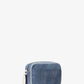 Jet Set Medium Denim Crossbody Bag with Case for Apple Airpods Pro