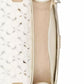 Deco Eyelet Chain Strap Leather Shoulder Bag