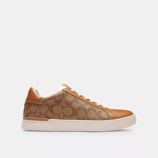 Coach Outlet Clip Low Top Sneaker In Signature Canvas