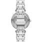 Women's Laney Three-Hand Silver-Tone Stainless Steel Watch, 30mm