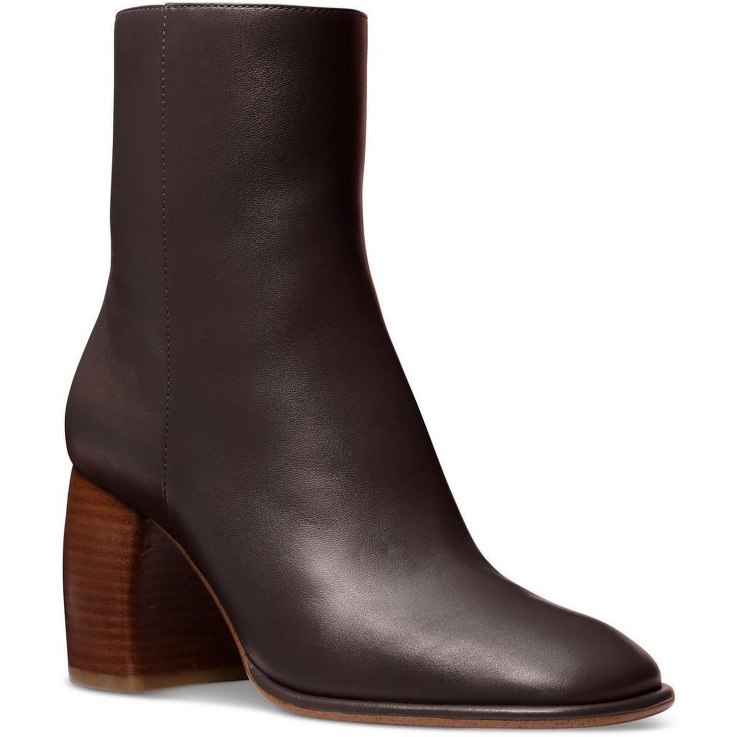 maude Womens Zip Up Slip On Ankle Boots