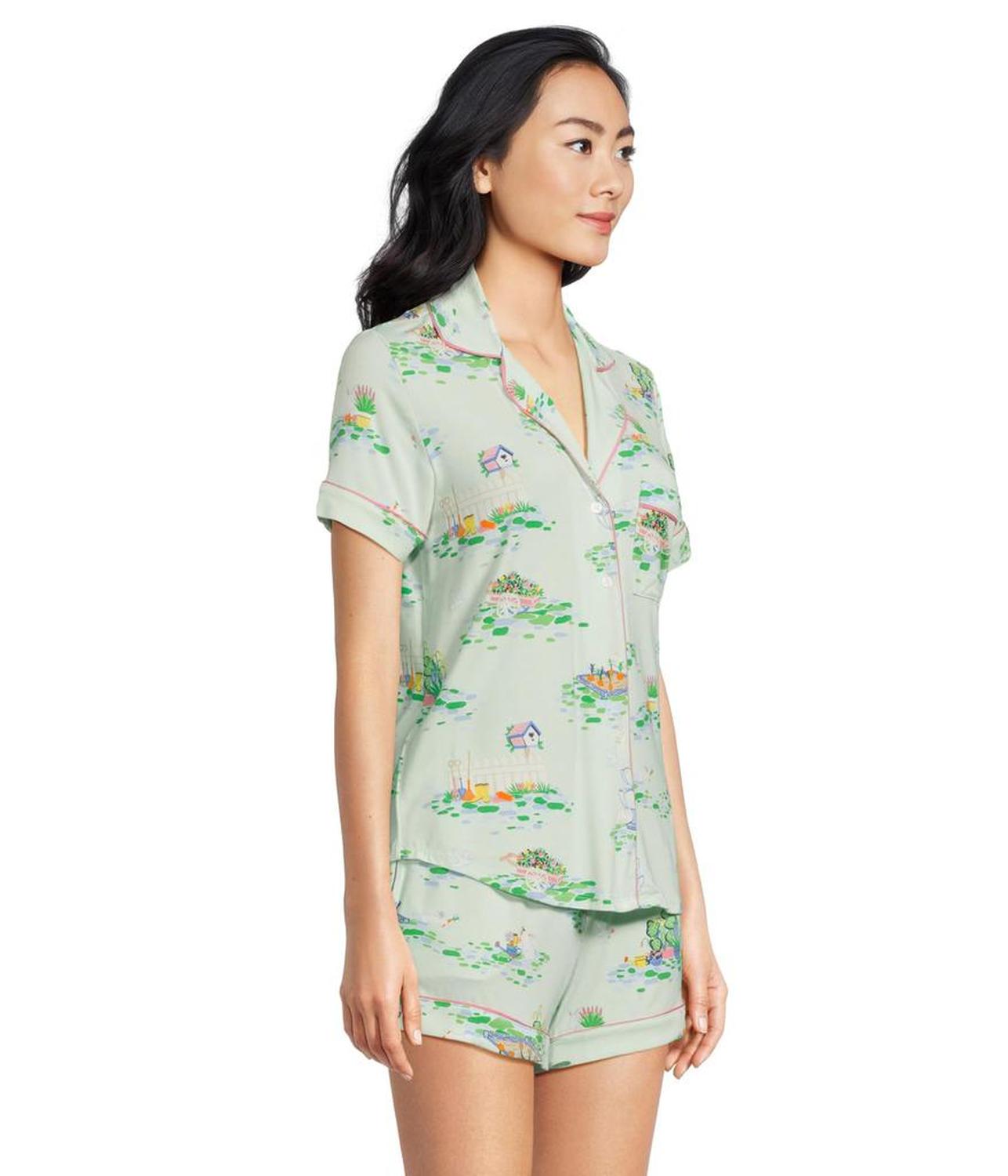 Short Sleeve Boxer PJ Set