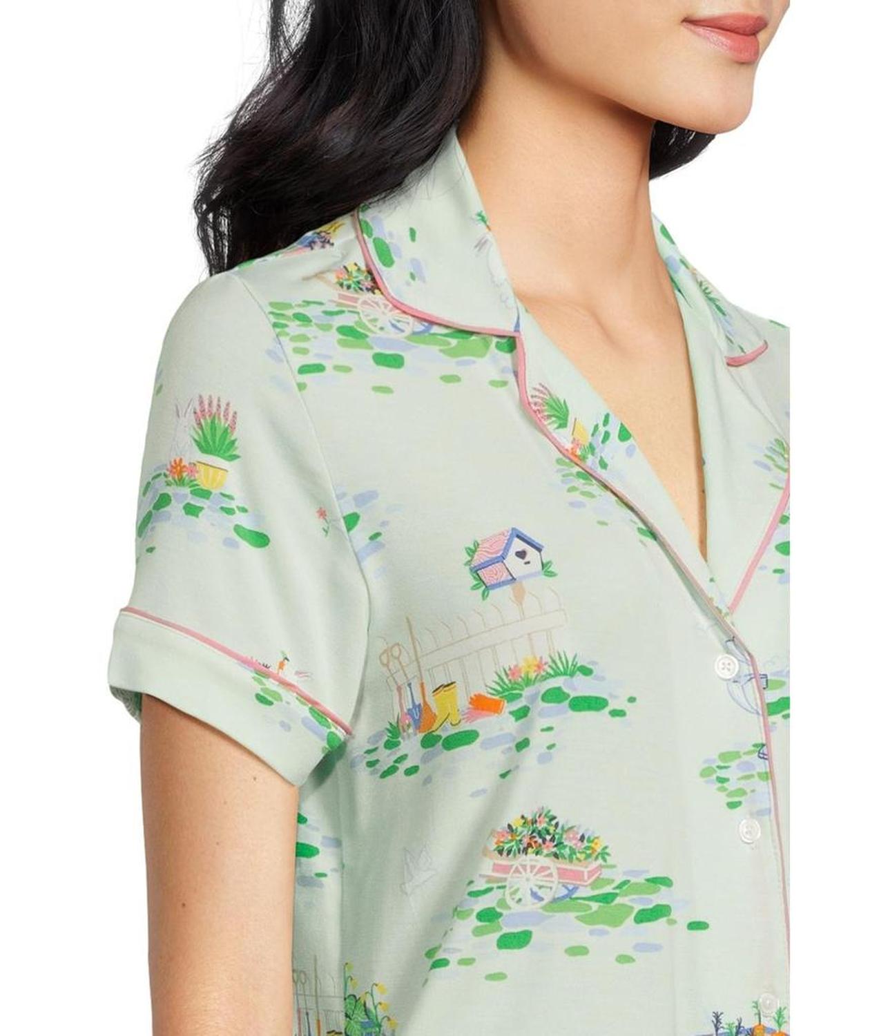 Short Sleeve Boxer PJ Set