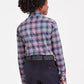 Big Boys Plaid Button Up Dress Shirt