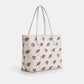 Cosmic Coach City Tote Bag With Rocket Print