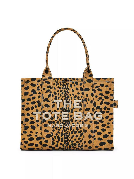 The Large Cheetah Canvas Tote Bag