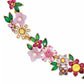 Gold-Tone Stone & Cubic Zirconia Bursting Blooms Statement Necklace, 16" + 3" extender