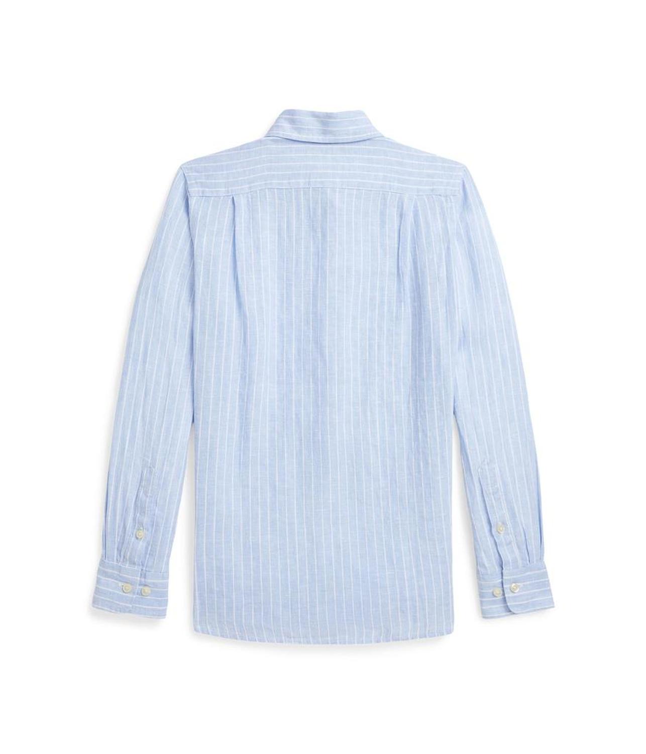 Striped Linen Shirt (Big Kid)