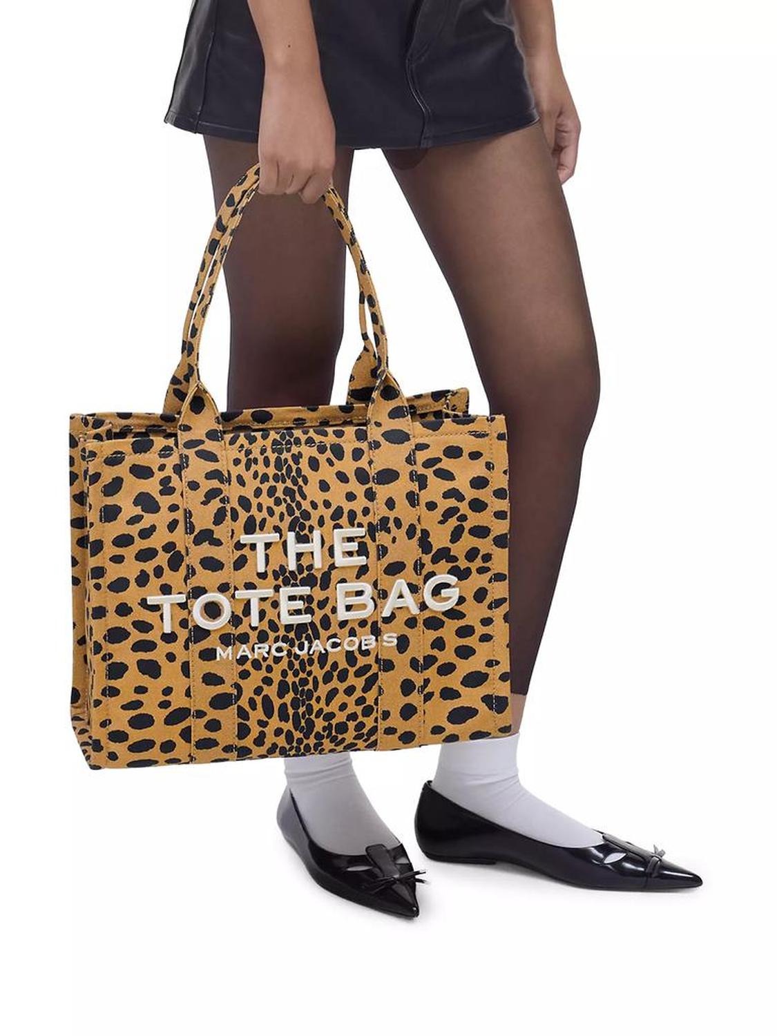 The Large Cheetah Canvas Tote Bag