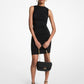 Ruched Stretch Matte Jersey Mini Dress
