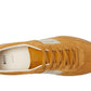Suede Leather Block Low Profile Sneakers