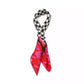 Women's Houndstooth Silk Bandana Scarf