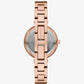 Mini Laney Rose Gold-Tone Bangle Watch