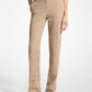 Carolyn Floral Lace Straight-Leg Trousers