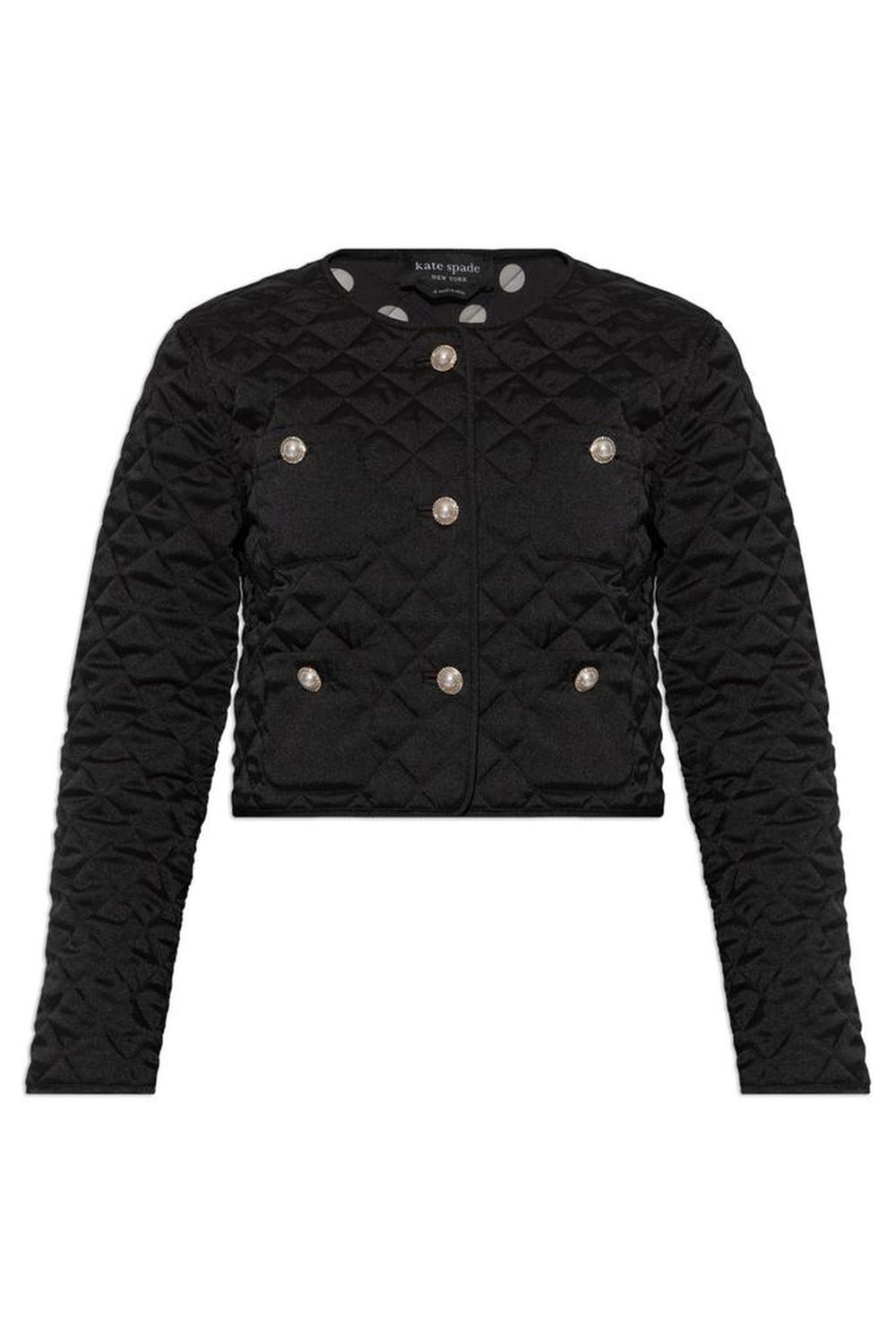 Kate Spade Quilted Button-Up Jacket
