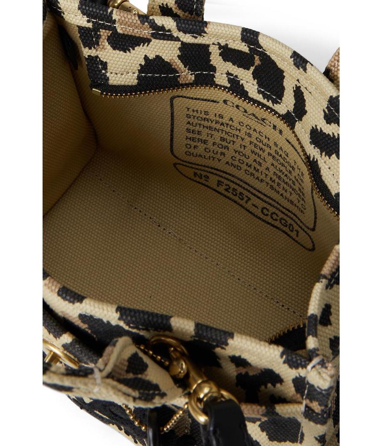 Cargo Tote Bag 20 With Leopard Print