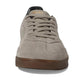 Suede Leather Block Low Profile Sneakers