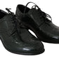 Dolce & Gabbana Elegant Green Brogues Oxford Wingtip Flats