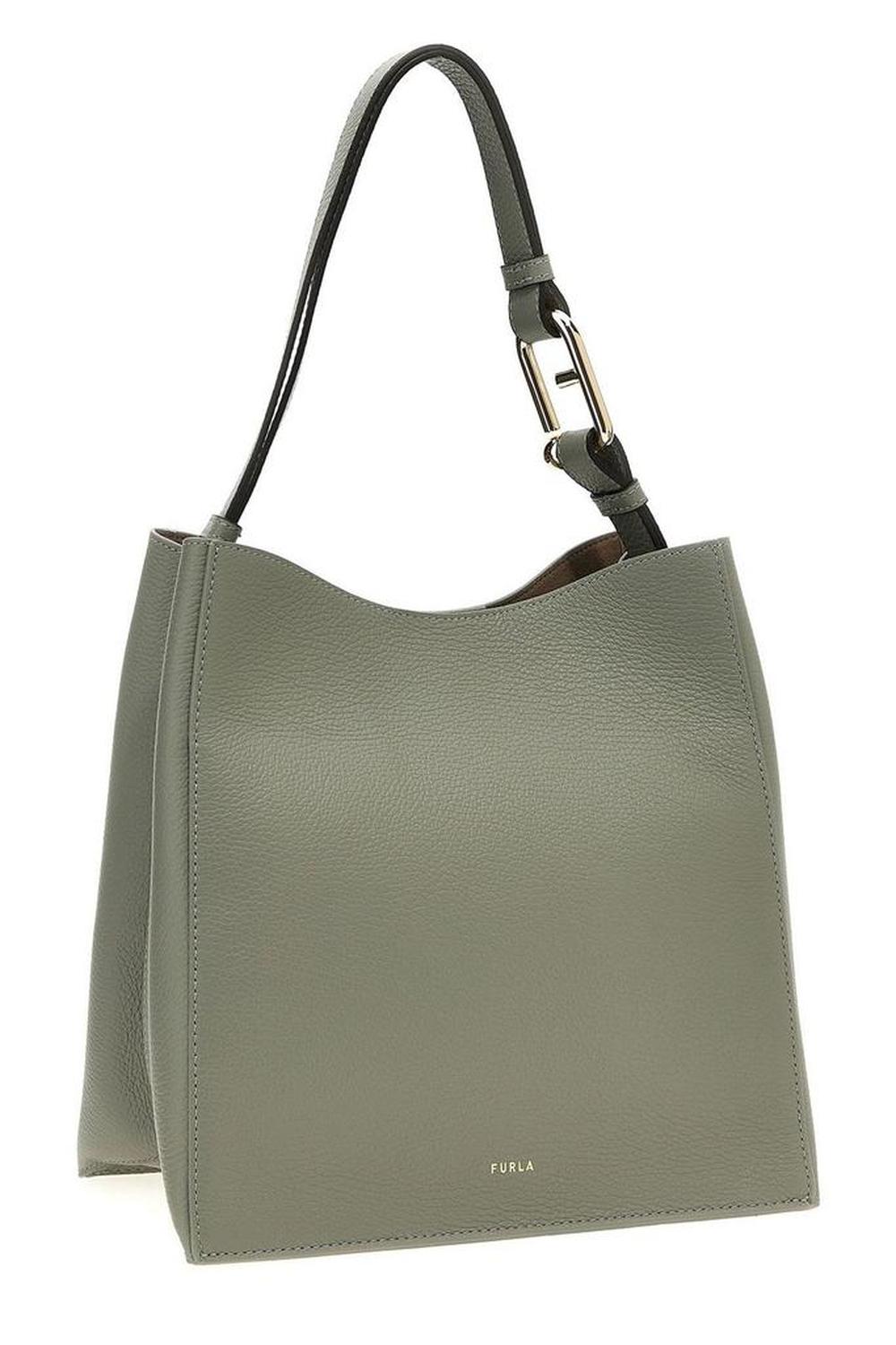 Furla Nuvola Logo Printed Small Shoulder Bag