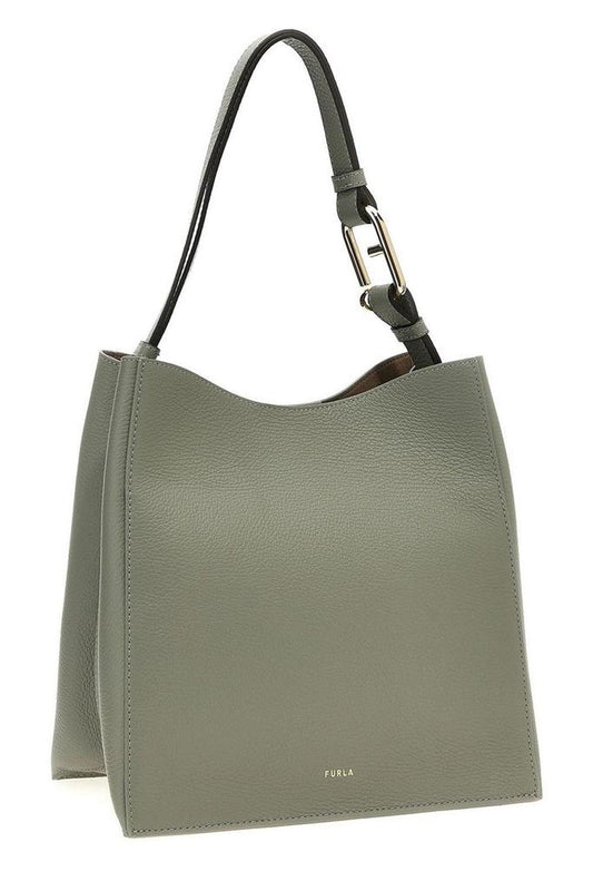 Furla Nuvola Logo Printed Small Shoulder Bag