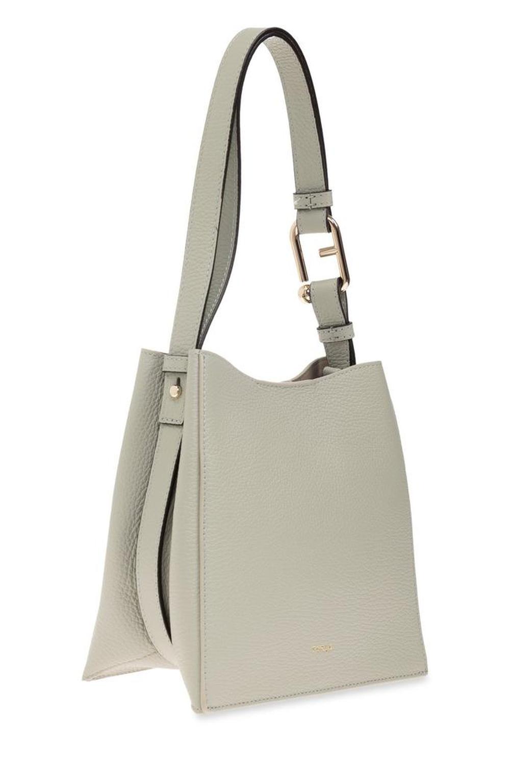 Furla Nuvola Logo Printed Mini Bucket Bag