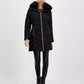 Women's Faux-Fur-Trim Hooded Puffer Coat