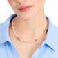 Gold-Tone Crystal & Color Bead Collar Necklace, 16" + 3" extender
