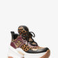 Olympia Leopard Print Calf Hair Trainer