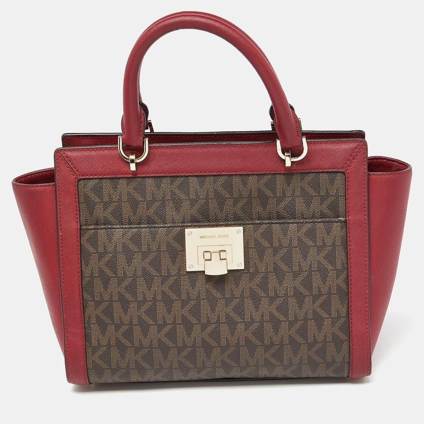 Neverfull Mm Monogram Shoulder Bag Tote Bag Pvc Leather Brown