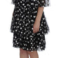 Dolce & Gabbana Elegant Polka Dotted Ruffled Dress