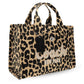 Coach Leopard Printed Top Handle Tote Bag