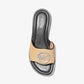 Hannah Straw Slide Sandal