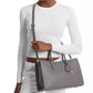 MICHAEL Scarlett Medium East West Leather Satchel
