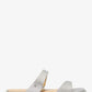 Jaida Glitter Embellished Leather Sandal