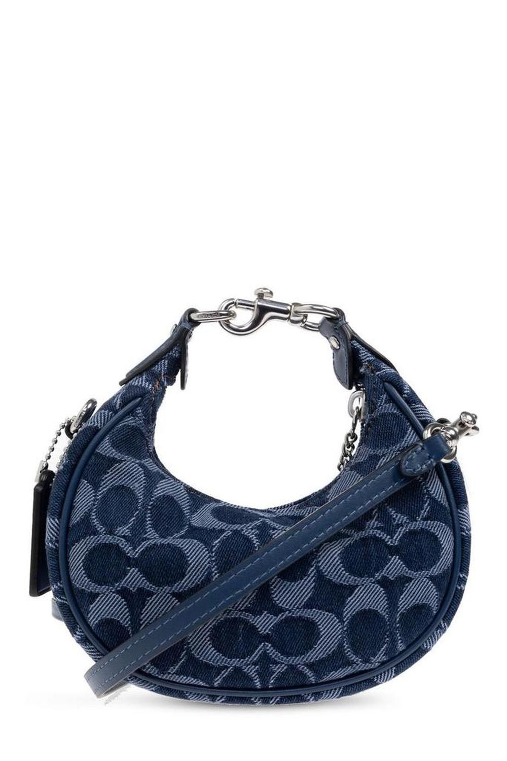 Coach Jonie Logo Printed Denim Crossbody Bag