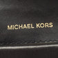 Michael Kors  Signature Coated Canvas And Leather Card Case