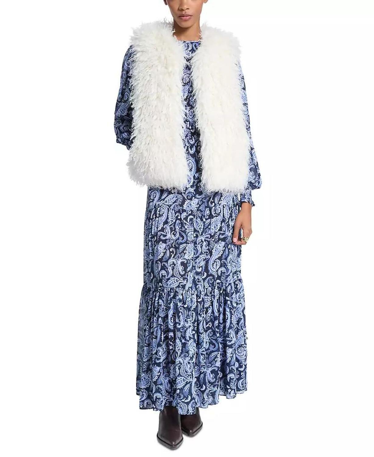 Women's Sleeveless Faux Fur Vest