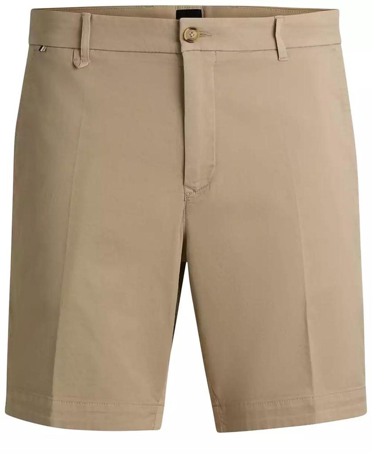Men's Stretch-Cotton Twill Slim-Fit Shorts
