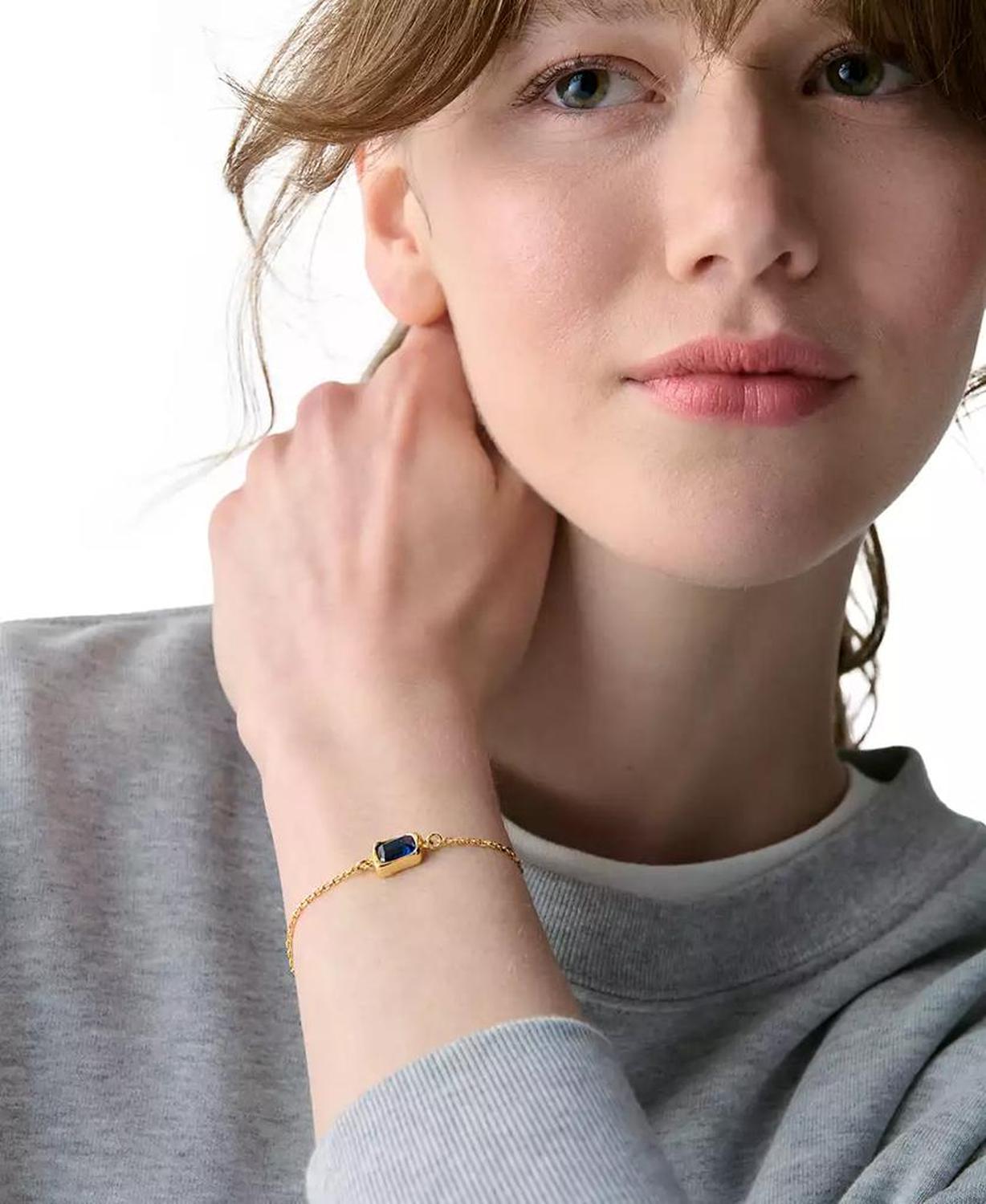 Cubic Zirconia Solitaire Bracelet