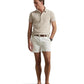 Custom Slim Fit Stretch Oxford Mesh Polo