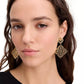 Spade Flower Lace Drop Earrings