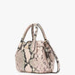Dumpling Snake Embossed Mini Satchel