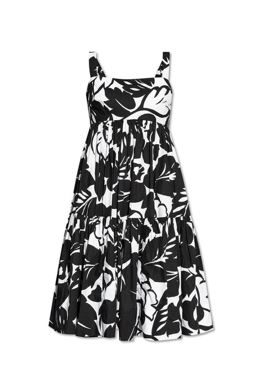 Kate Spade Floral Tiered Midi Dress