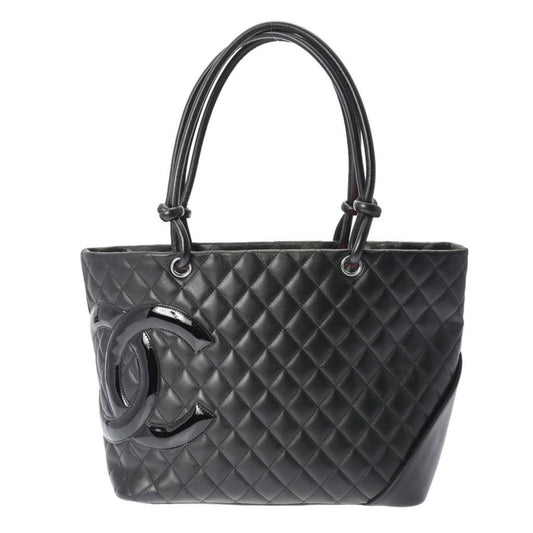 Chanel Cambon  Leather Tote Bag (Pre-Owned)