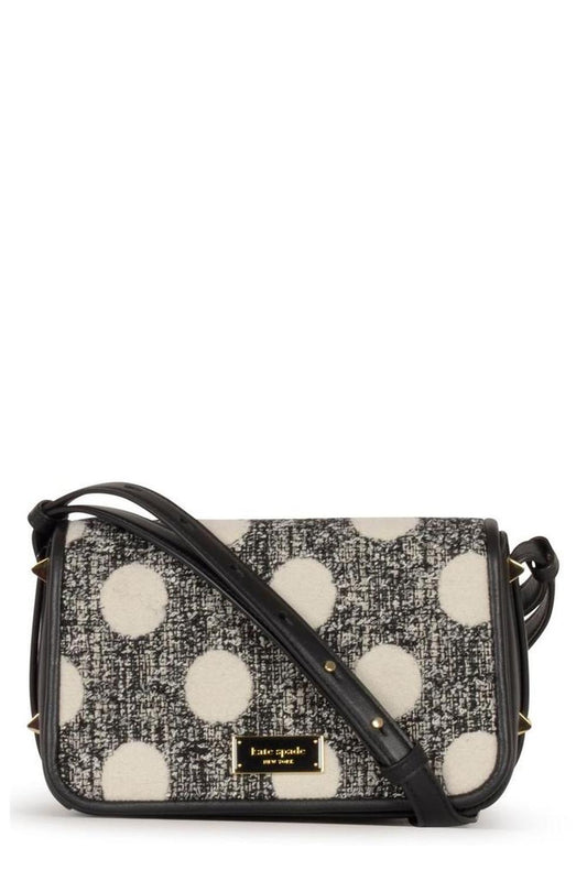Kate Spade Tweed Polka Dot Crossbody Bag