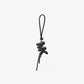 Puffy Logo Leather Bag Charm