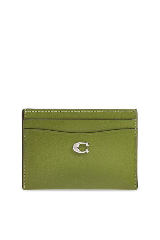 Coach Logo Plaque Card Case