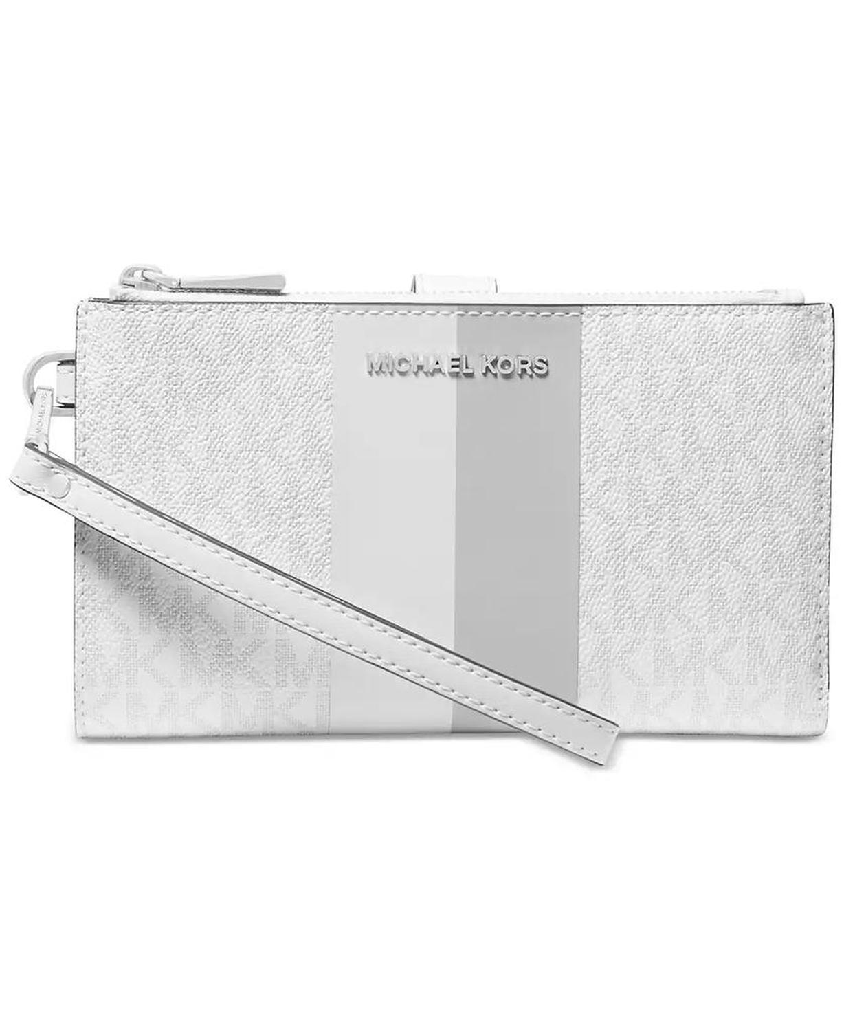 Jet Set Double Zip Wristlet