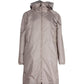 Max Mara Weekend Reversible Floral Parka in Silver Nylon