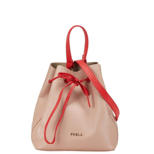 Leather Handbag Shoulder Bag (Pre-Owned)